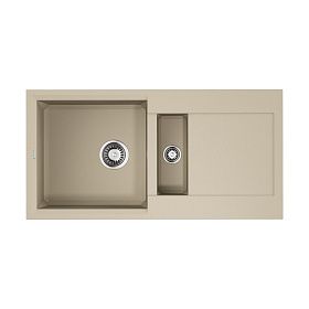 Мойка кухонная Omoikiri Sakaime 86-2-SA Tetogranit, бежевый